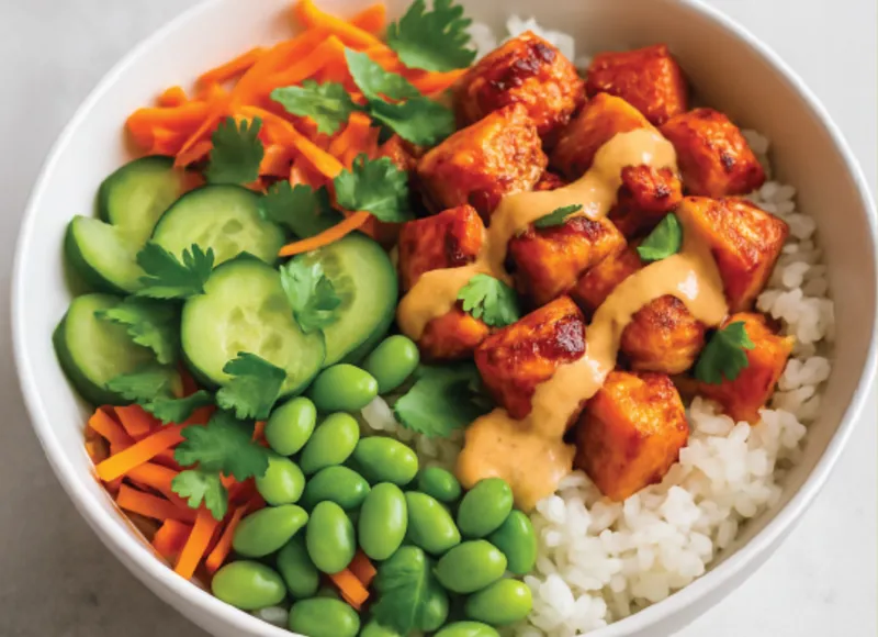 Spicysalmonricebowl