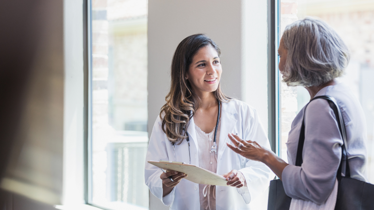 Female Patient Asks Doctor A Question