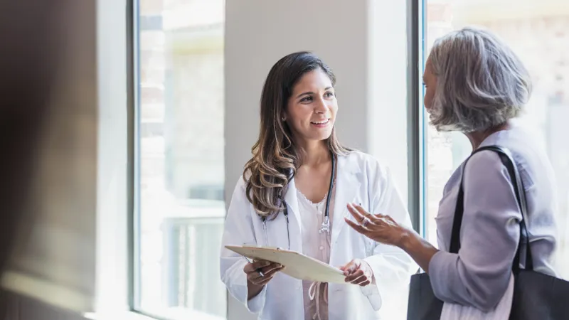 Female Patient Asks Doctor A Question